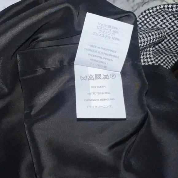 J. Crew Tie-front dress in mini-houndstooth | Sz 12 - Picture 2 of 9